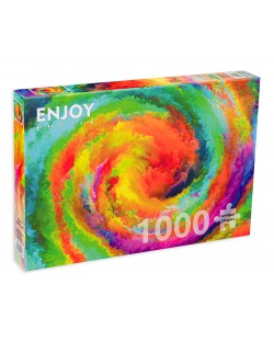 Пъзел Enjoy от 1000 части - Цветен вихър